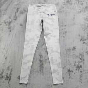 League Active Leggings Womens S Gray Camo Gonzaga University Spellout Workout